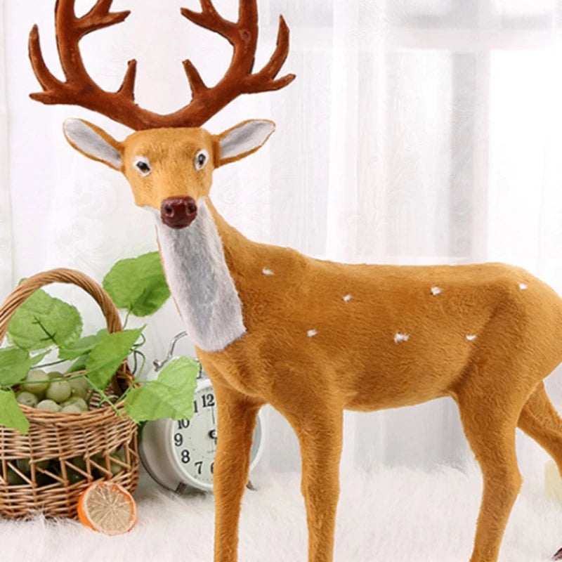 Simulation Plush Reindeer Christmas Elk Dolls Holiday
