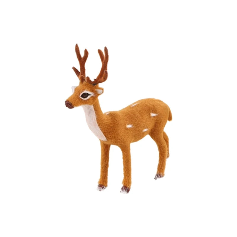 Simulation Plush Reindeer Christmas Elk Dolls Holiday