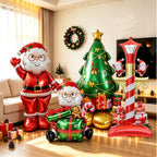 Standing Santa Foil Balloon Decor