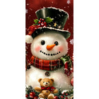 Christmas Cartoon Door Banner