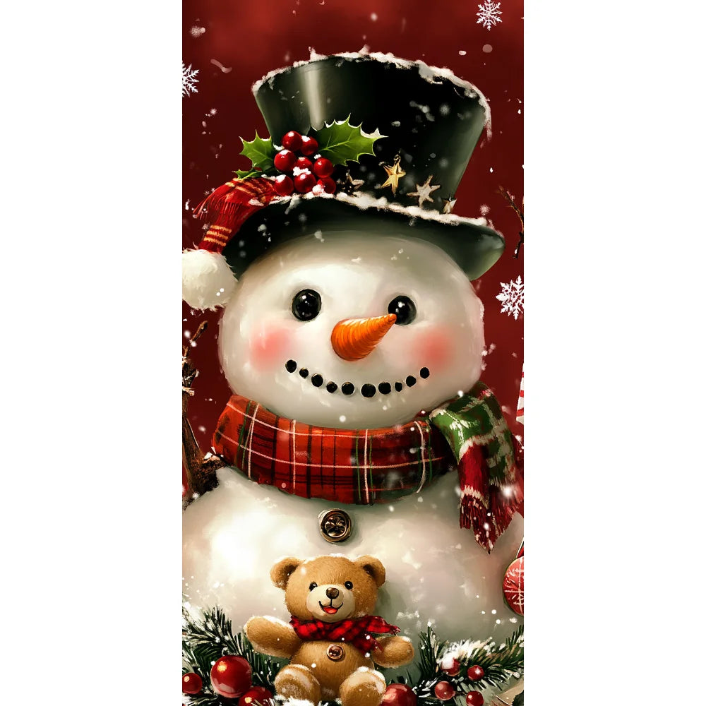 Christmas Cartoon Door Banner