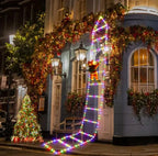 Christmas LED Santa Claus Climbing Ladder Light