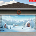Christmas Winter Wonderland Garage Banner