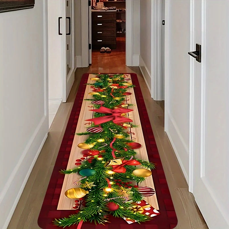 Christmas Long Hallway Carpet