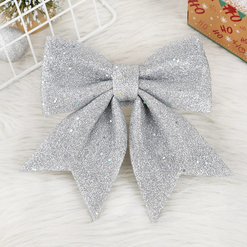 Shimmering Christmas Tree Bows