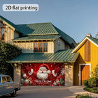 Santa Clause Garage Door Banner