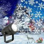LED Snowflake Projector Light
