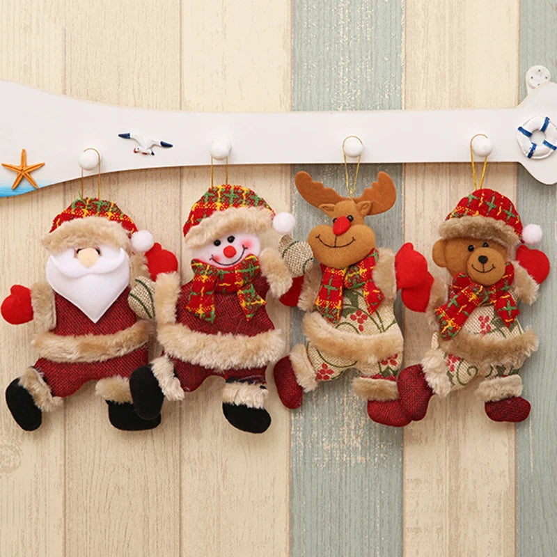 Merry Christmas Ornaments DIY Santa Claus Snowman