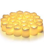 Warm Flickering Holiday Candles