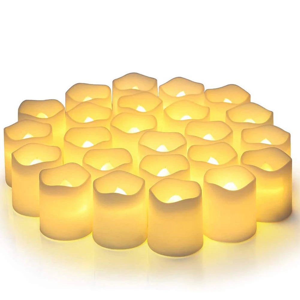Warm Flickering Holiday Candles