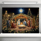 Christmas Nativity Garage Door Banner