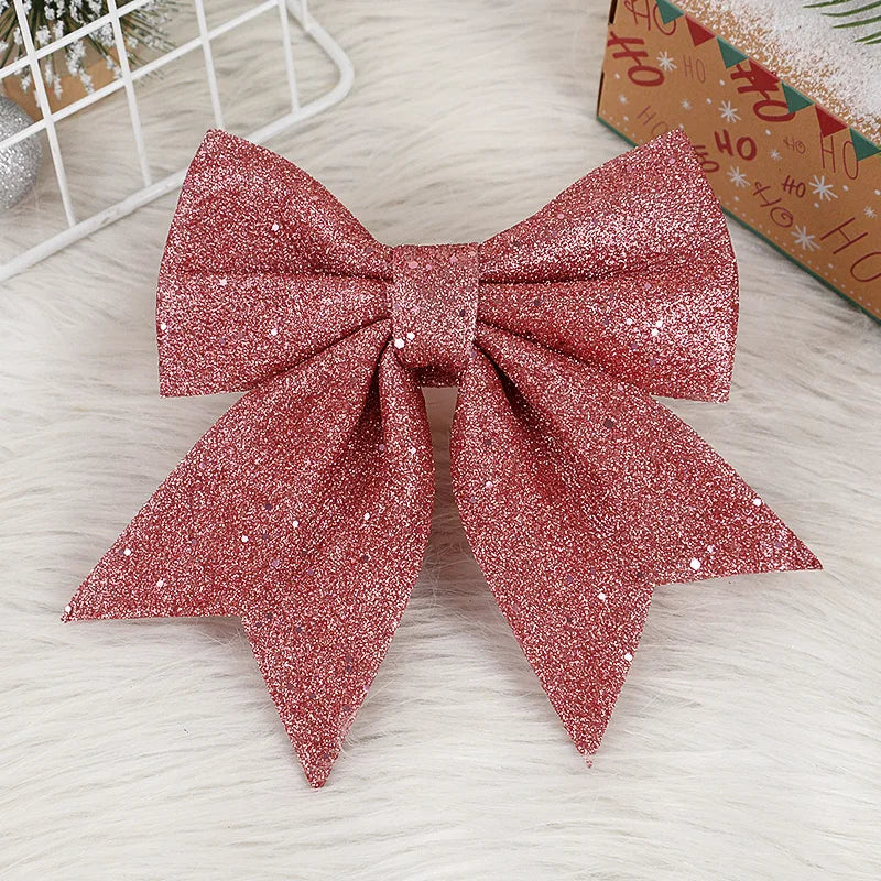 Shimmering Christmas Tree Bows