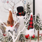 Christmas Doll Pendant Tree Ornaments Santa Gnome