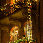 Christmas LED Santa Claus Climbing Ladder Light