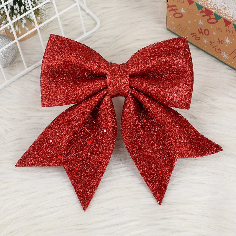 Shimmering Christmas Tree Bows