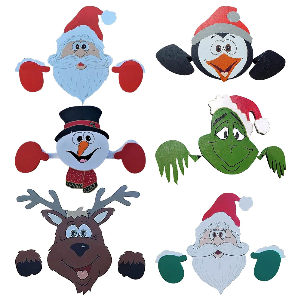 Christmas Outdoor Fence Art Sign