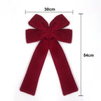 Red Christmas Bows Large Tree Topper Bow
