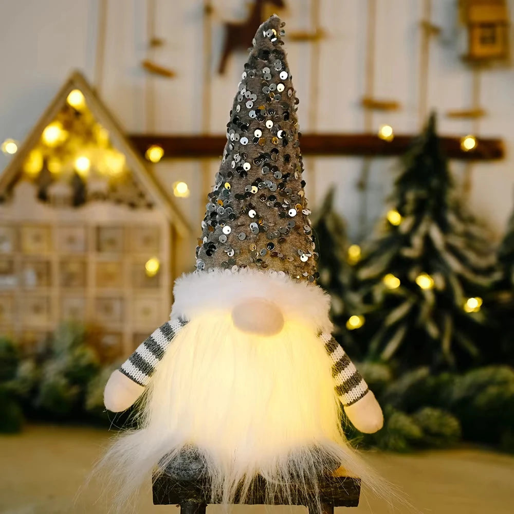 Glowing Christmas Gnome Night Light