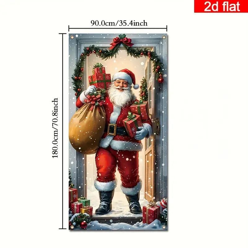 Christmas Cats Door Banner