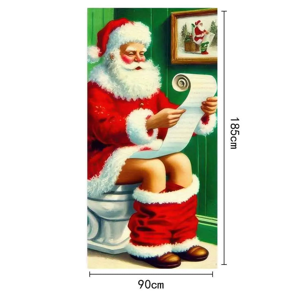 Christmas Cartoon Door Banner