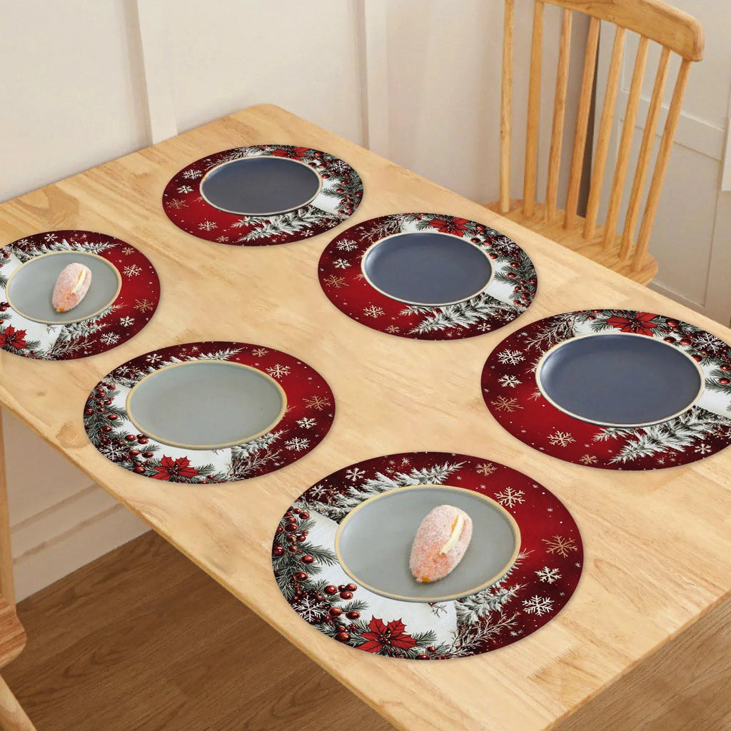 Christmas Kitchen Dinner Table Placemats