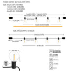 Festoon Patio Holiday String Lights