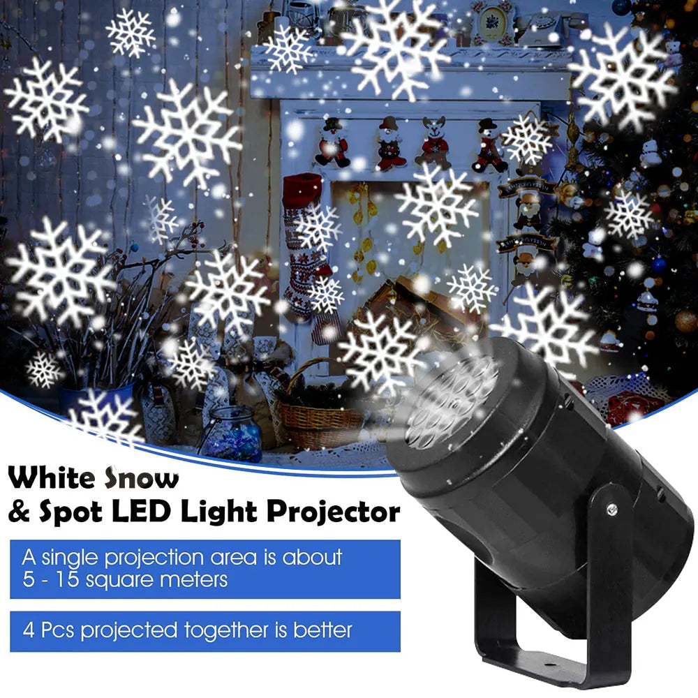 Magical Snowflake Holiday Projector