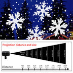 USB Christmas Snowflake Projector