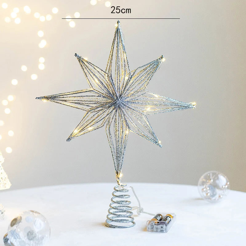 Christmas Tree Toppers Star Ornaments Festival