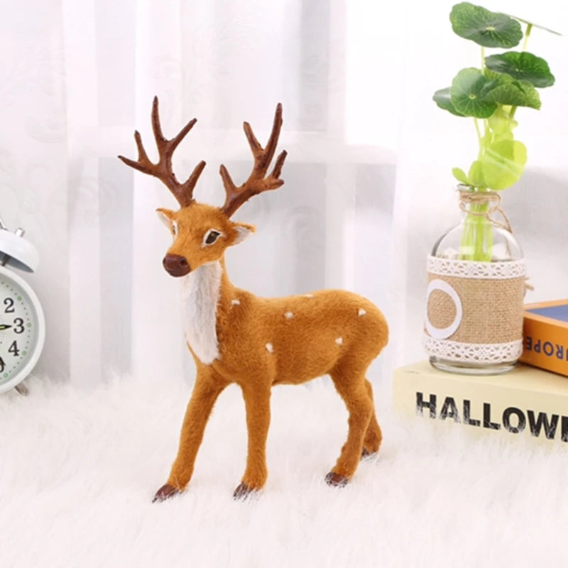 Simulation Plush Reindeer Christmas Elk Dolls Holiday