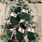 Monogram Christmas Knit Stockings