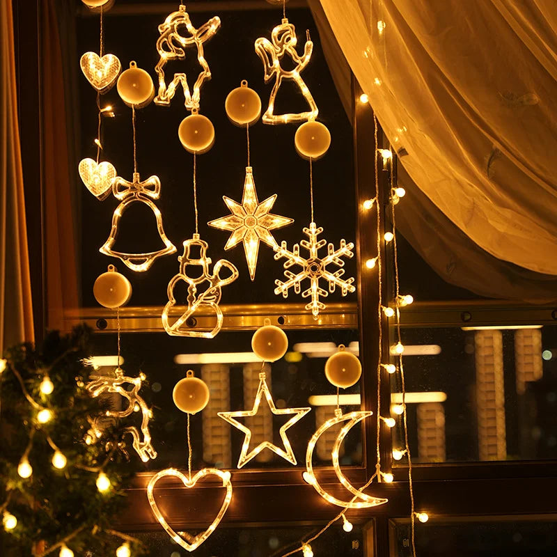 Snowflake Santa Ornaments Christmas
