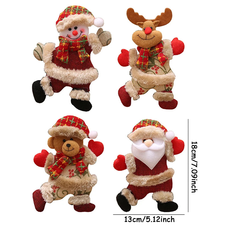 Merry Christmas Ornaments DIY Santa Claus Snowman