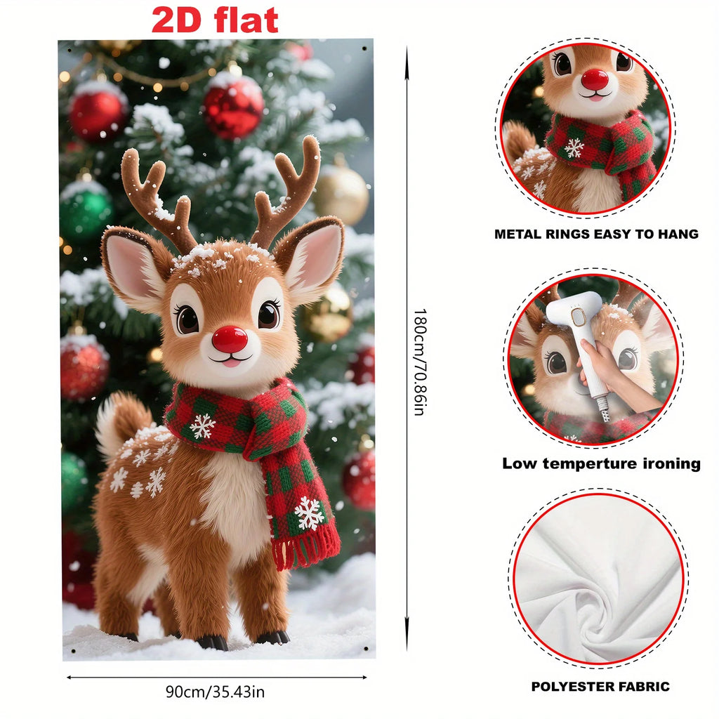 Christmas Cats Door Banner