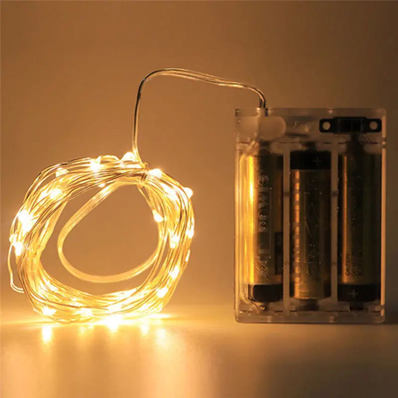 Copper Wire Christmas Fairy Lights