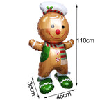 Standing Santa Foil Balloon Decor