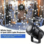 LED Snowflake Projector Light