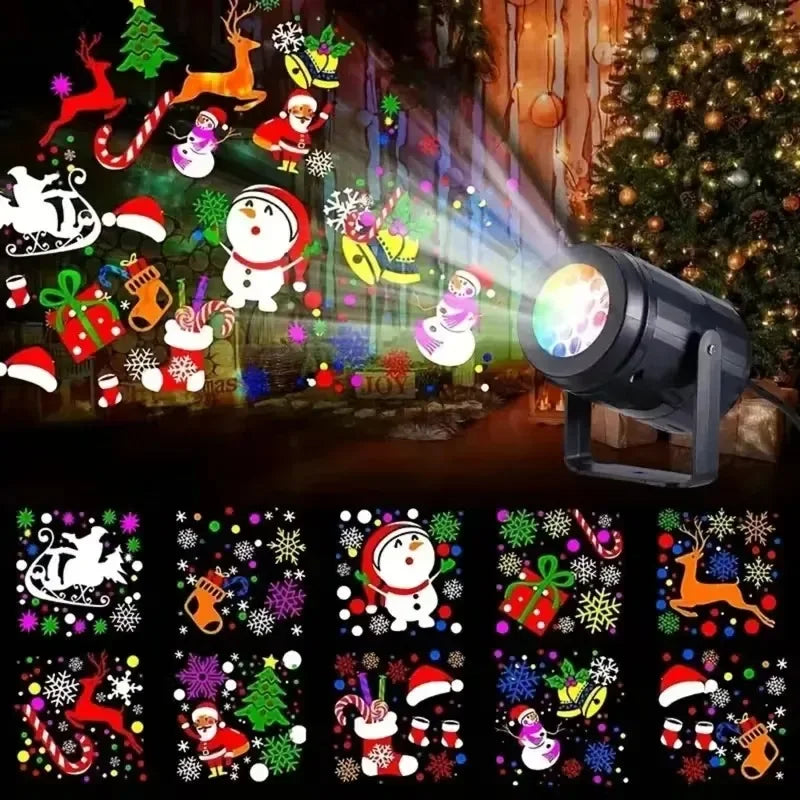 Festive Christmas Pattern Projector