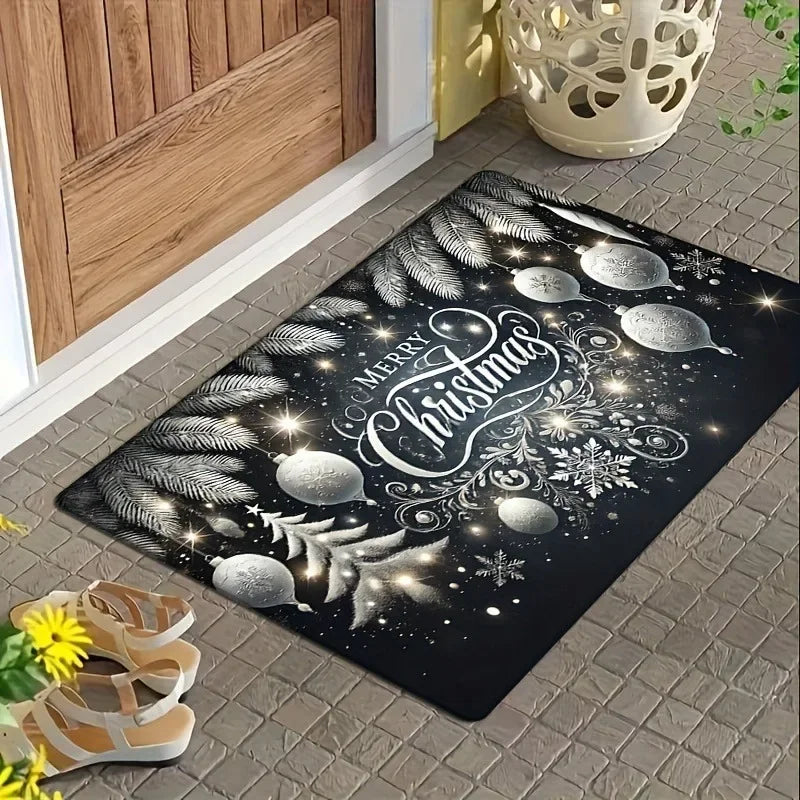 Merry Christmas Welcome Door Mat