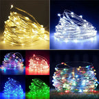 Copper Wire Christmas Fairy Lights