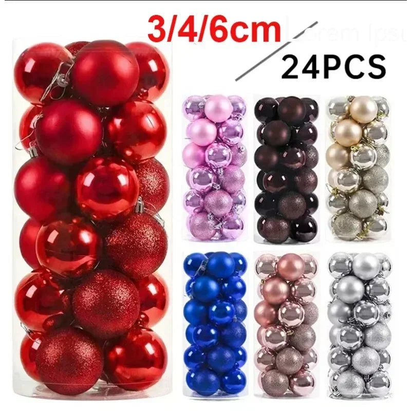 Shiny Christmas Tree Ornaments