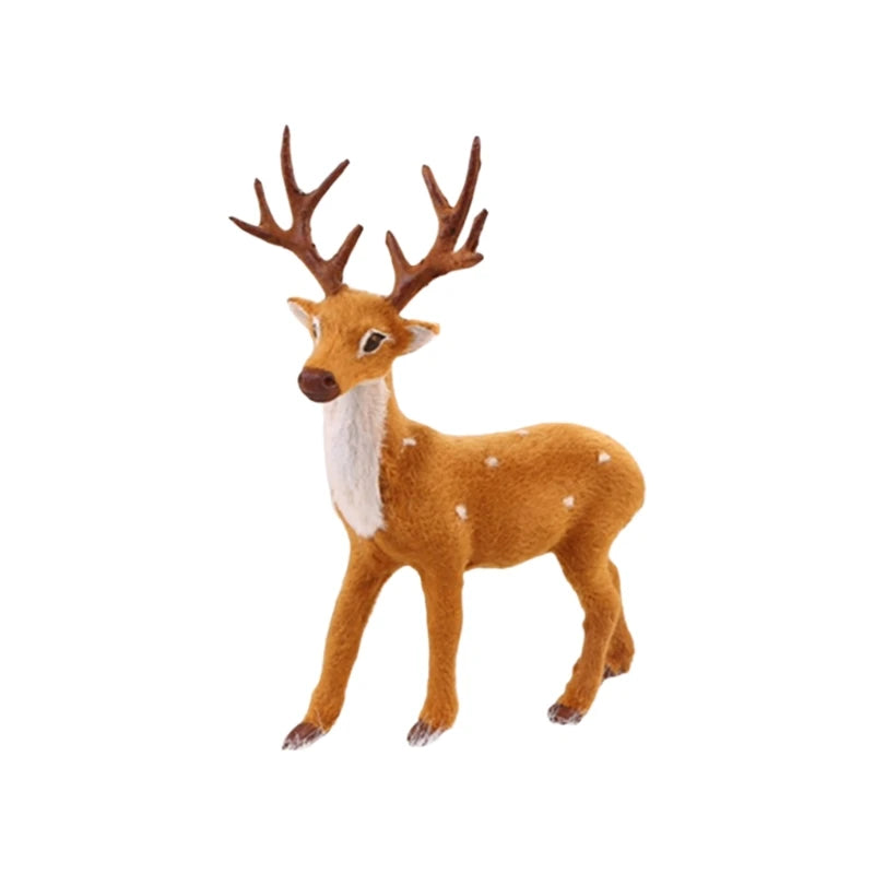 Simulation Plush Reindeer Christmas Elk Dolls Holiday