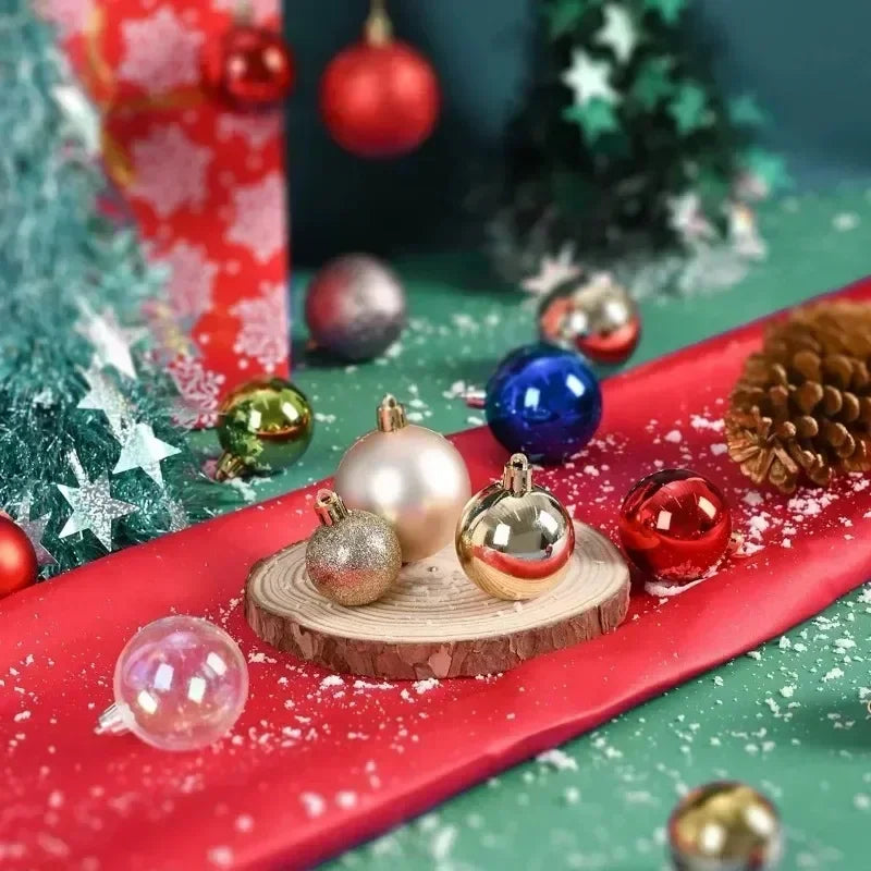 Shiny Christmas Tree Ornaments