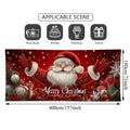 Santa Clause Garage Door Banner