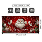 Santa Clause Garage Door Banner