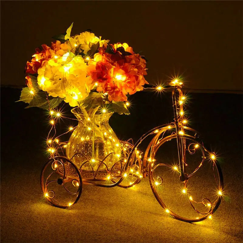 Copper Wire Christmas Fairy Lights