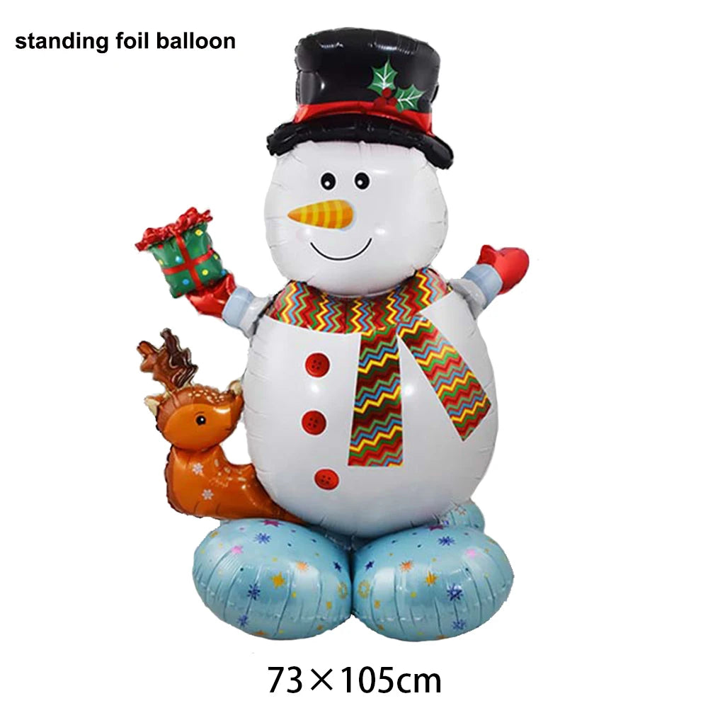 Standing Santa Foil Balloon Decor