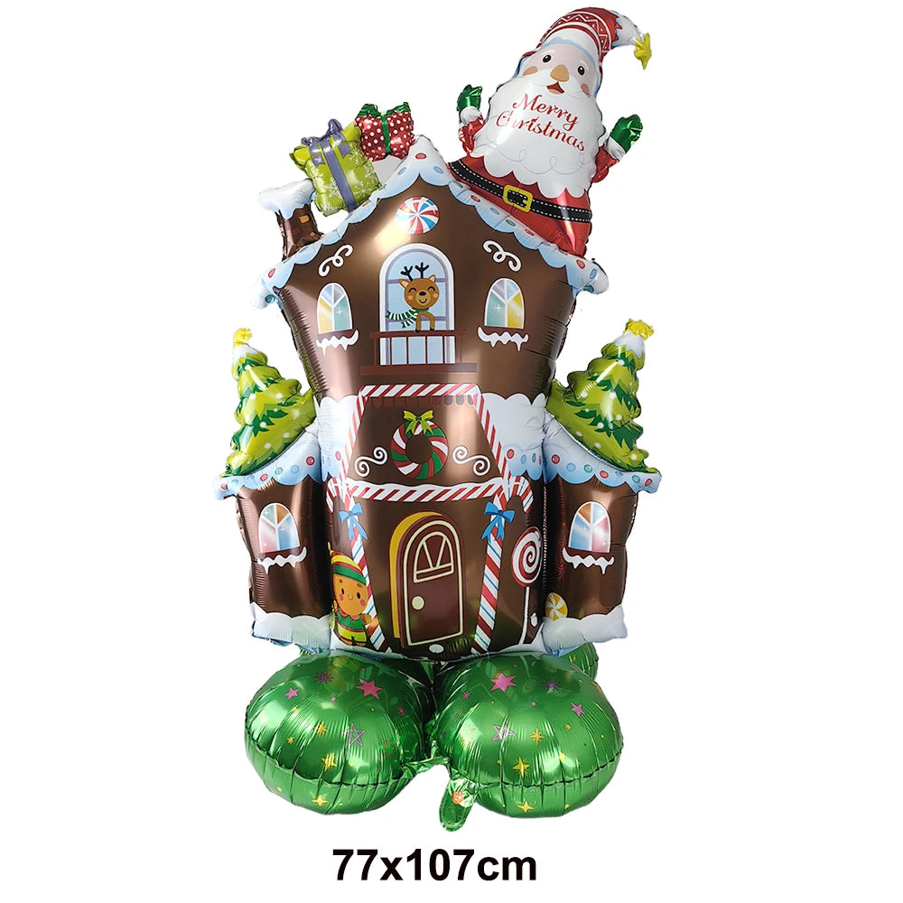 Standing Santa Foil Balloon Decor