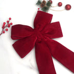 Red Christmas Bows Large Tree Topper Bow