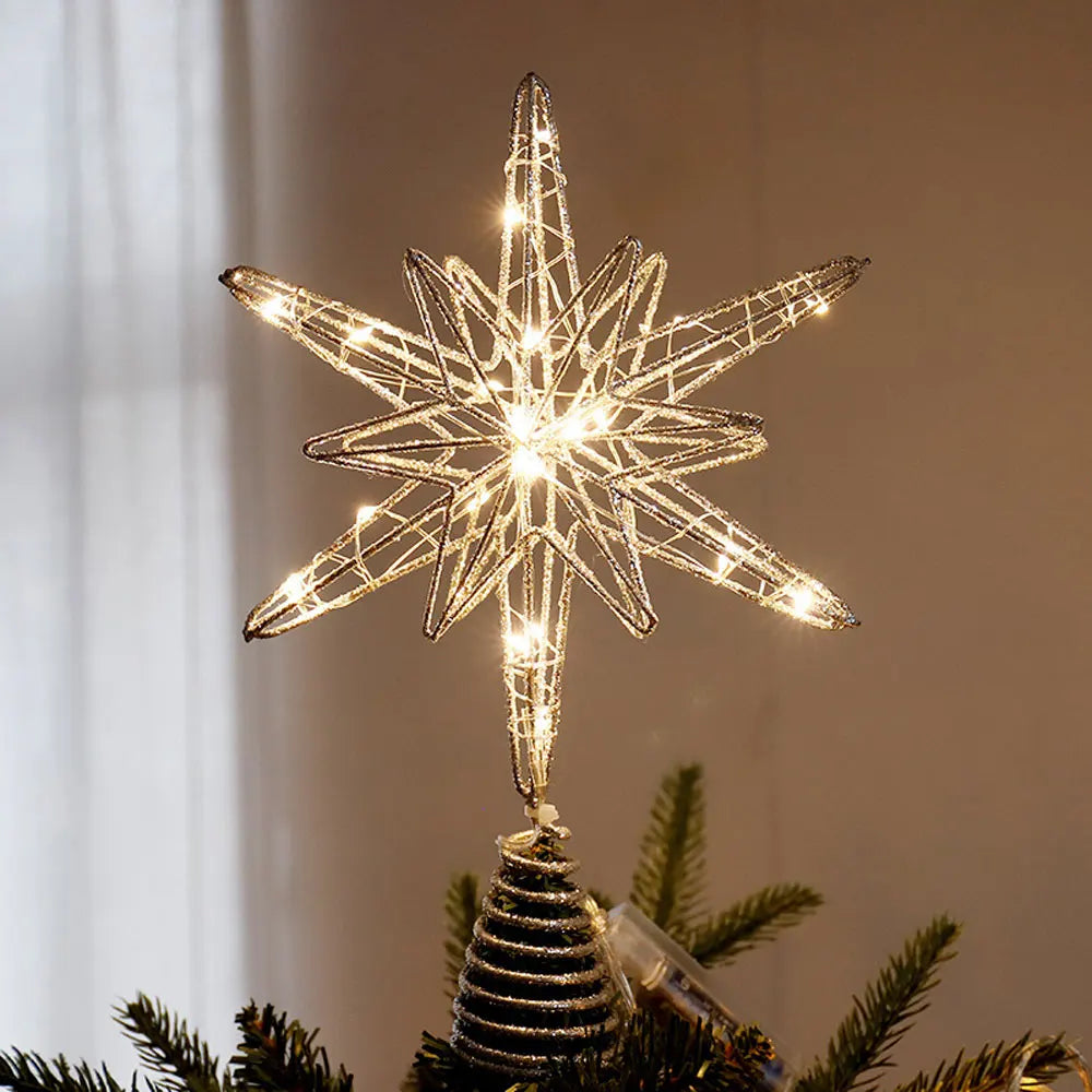 Christmas Tree Toppers Star Ornaments Festival